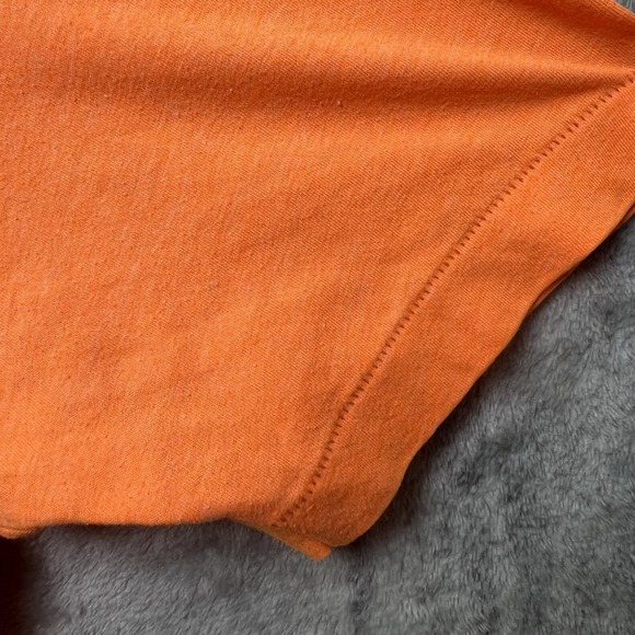 Vintage Tyler's Austin Texas Neon Orange Teal Shirt Size Medium Single Stitch - Picture 6 of 8